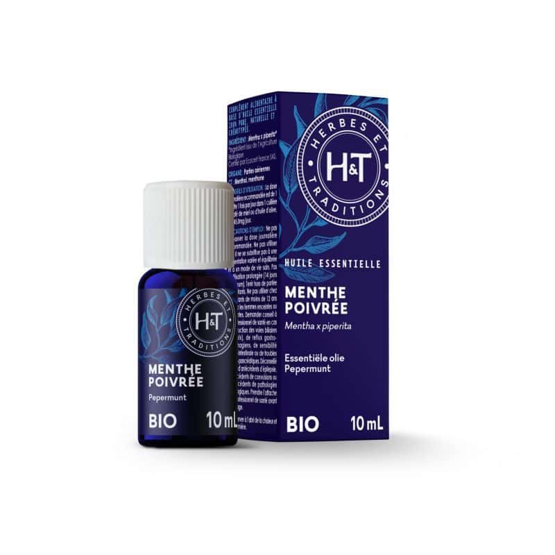 HERBES ET TRADITIONS -- Huile essentielle menthe poivree 10ml